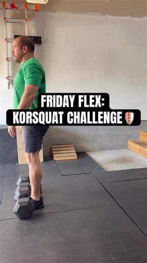 The Dumbbell Korsquat Challenge (CORE/LEGS): Master the Standing Test! 🛡️😤 | Friday Flex