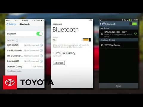 2014.5 Camry How-To: Bluetooth® Pairing | Toyota