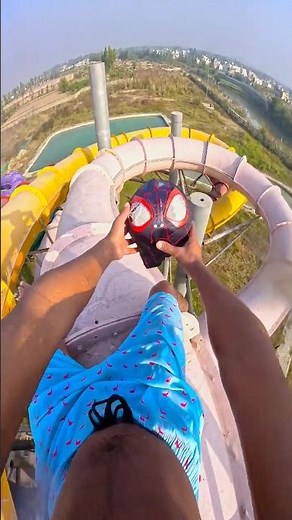 He Tried Football on the Tallest Water Slide! 😱⚽💦