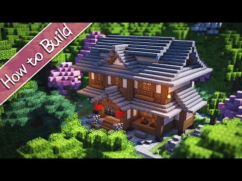 [OSHACRA] Part71 How to build Traditional Japanese Inn /おしゃクラ！旅館の作り方（Minecraft）