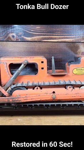 192K views · 8K reactions | Restoring a super rusty Tonka Bull Dozer Toy in 60 Seconds! | Joe DIY | Facebook