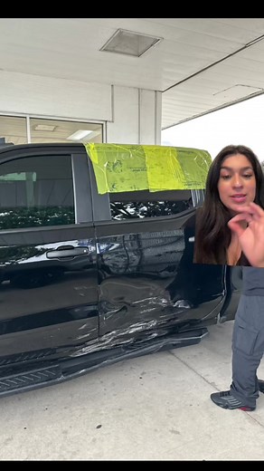 We got into a car accident 😭