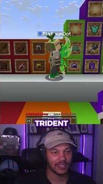 TOO MUCH LUCK against PLATINUM 😍🍀 #minecraft #shorts #ryancole