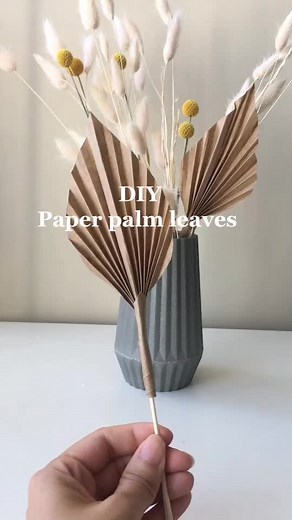 DIY Recycled Paper Palm Leaves: Summer Craft Tutorial