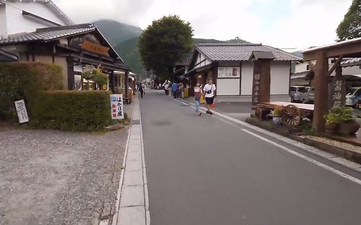 【超清日本】漫步九州地区早晨的湯布院温泉小镇 2019.9