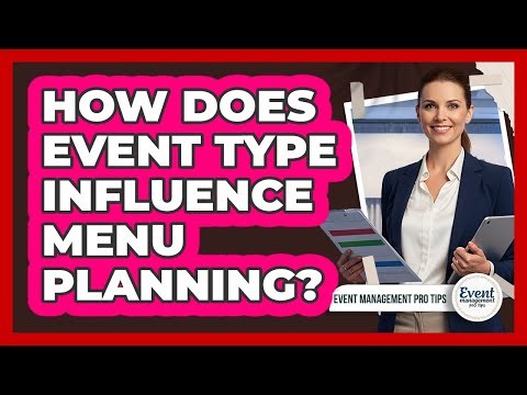 How Does Event Type Influence Menu Planning?