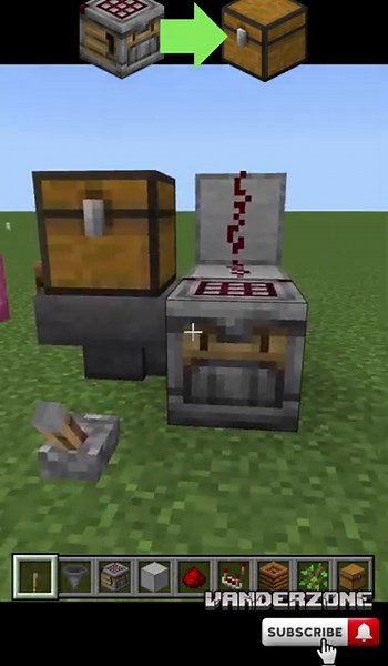 🛏️🪨Auto Craft Chests Minecraft Bedrock