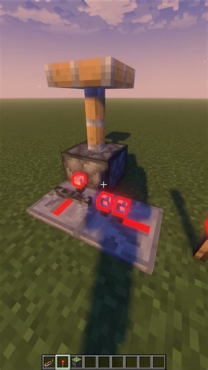 How to make a redstone contraption work without redstone in minecraft