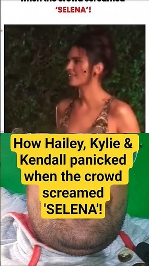 When Hailey, Kylie & Kendall Panicked As The Crowd Suddenly Screamed “SELENA!” 😳