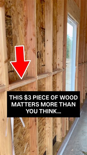 Why Are These 2x4s Between the Studs?