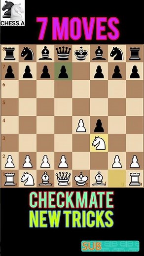 🔥 7 Moves Checkmate | Fast Chess Mate