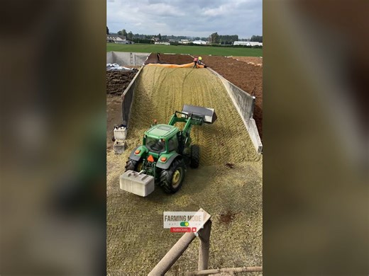Corn Silage Bunker Filling Timelapse This silage bunker measures 150ftx30ftx12ft. The filling and covering went on for days. Here is a time-lapse video covering the activities #silage #corn #cornsilage #silagebunker #bunker | Farming Mode-ON | Facebook