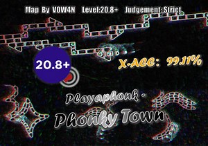 【adofai/严判里程碑】轮指力大提升！使用奇怪的手法低精准通过phonky town1.2x！