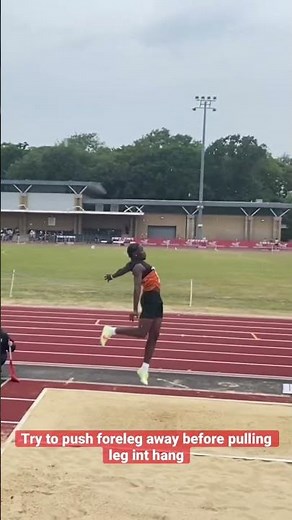 LONG JUMP TECHNIQUE EXPLAINED HITCH-HANG VARIATION - 7.36m by u17 jumper