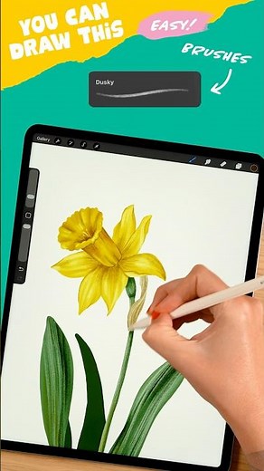 Create a Botanical Drawing in Procreate #artwithflo #procreatetutorial