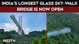 India's Glass Sky Walk Bridge | India’s Longest Sky-Walk Glass Bridge Opens In Visakhapatnam, AP