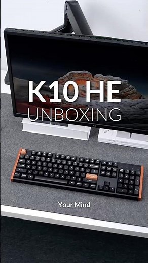 Meet K10 HE, the full-size magnetic switch keyboard that doesn't compromise.