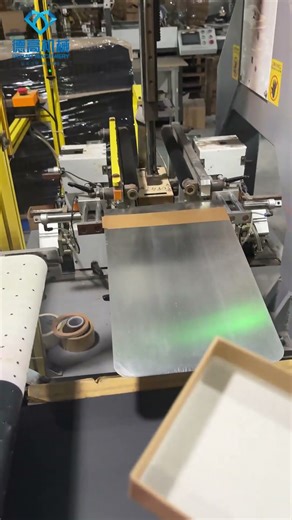 Customer Factory Demo | 500A Servo Cam Forming Machine Making Rectangular Cutlery Boxes #packaging