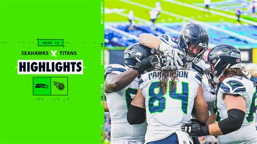 Seahawks at Titans Highlights Week 16