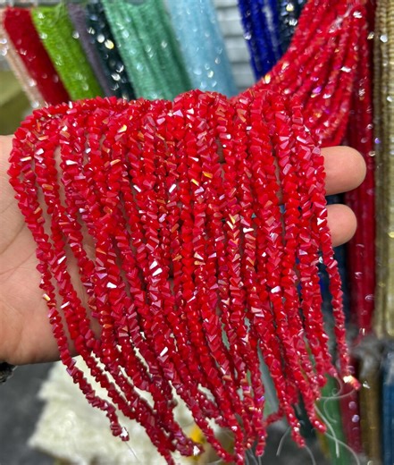 4mm Triangle Crystal Glass Beads – Jewelry Making Supplies, DIY Bracelet & Necklace Beads, Shiny Smooth Beads, Add Sparkle to Your Handmade - Etsy