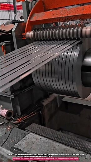 Industrial Coil Slitting Line Machine Processing 1500mm Steel Coil into 20 Precision Metal Strips