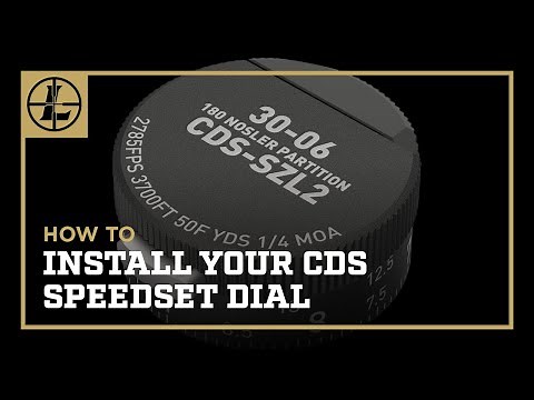How to Install & Adjust Your Custom SpeedSet Dial