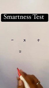 34K views · 127 reactions | Smartness Test , Do you know the answer ?? #smartnesstest #smartest #maths #mathematics #MathematicsChallenge #MathematicsChallenge #mathskills #mathtricks #genius #geniuschallenge #fbreels #viralreels #trendingreels #braintest #brainpower | AITA Stories | Facebook