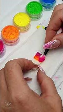 Simple ombre nail art hack for beginners 🌈