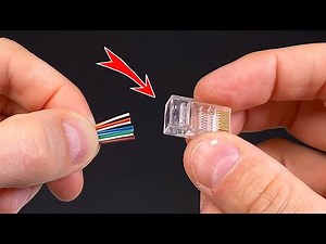 How to connect the Internet connector using a regular screwdriver!