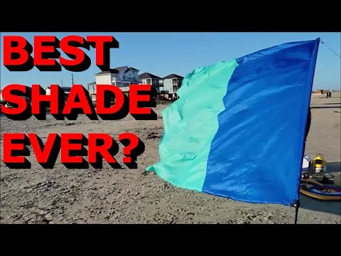 Best Beach Shade? Easy Beach Shade Setup - Shibumi Shade Review