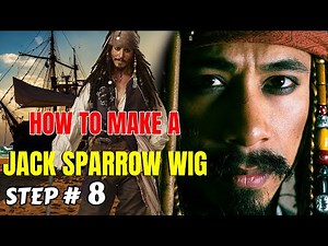 PART 8 - How to Make a Jack Sparrow Wig || STEP by STEP TUTORIAL