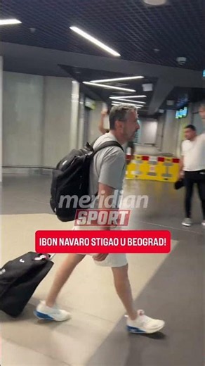 Novi trener Crvene zvezde Meridianbet Ibon Navaro stigao je u Beograd! 🔴⚪️