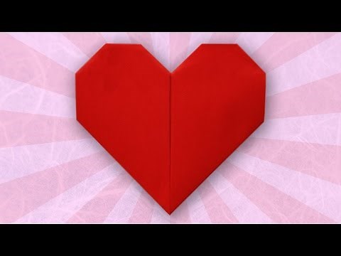 كيف تصنع قلب حب من الورق origami heart