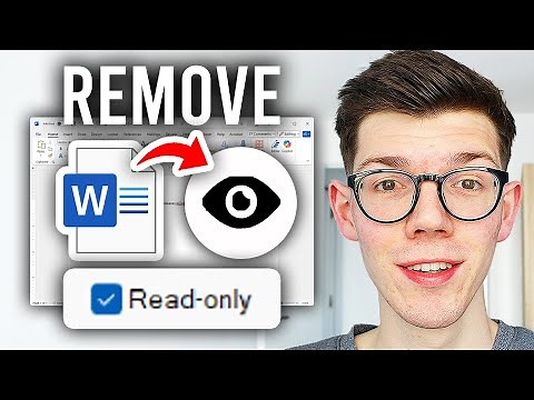 How To Remove Read Only From Word Document - Step By Step