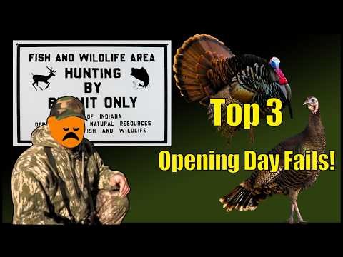 Top 3 Mistakes public land hunters make opening day of turkey season