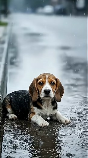 Kind Old Man Rescues a Little Beagle in the Storm #animalrescue #dog #puppy #beagle | Home For Paws
