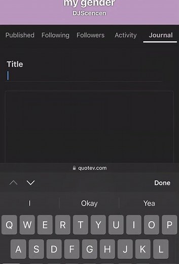 This is a short tutorial on how to create a private chatting journal on Quotev!