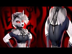 HELLUVA BOSS | LOONA WOLF BREAST BOUNCE *GOTH AND HOT* *BAWONG* *HEAVY TIMP RISE*