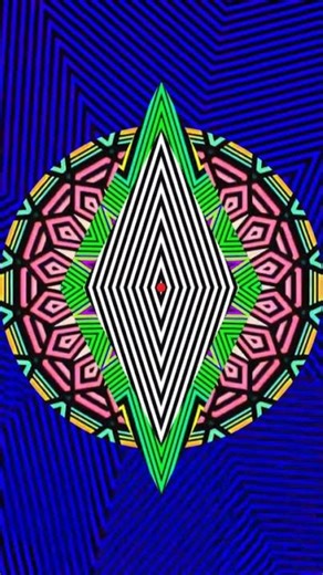 COLOR Cycle Vortex! Stare at The 3D Diamond Illusion! #Vortex #shorts #ColorCycle