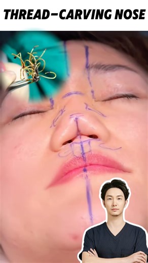 The ultimate goal of thread lift rhinoplasty is revision.#鼻整形 #rhinoplasty #鼻形成術 #鼻修复 #nose