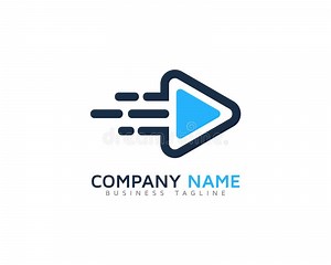 Speed Fast Video Icon Logo Design Element Stock Vector - Illustration of digital, cinema: 97675586