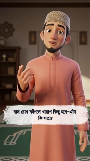 বাম চোখ কাপলে খারাপ কিছু হবে এটা কি সত্য? #banglamcq #hadisbangla #banglanews #quotes #islamiquiz