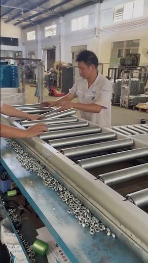 Roller Conveyor Assembly in Progress