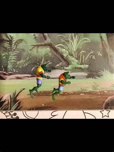 The Great Ninja Turtles Frog Stop Motion Transition