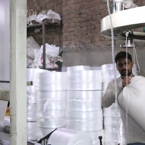 How small polythene shopping bags are made | Krunch