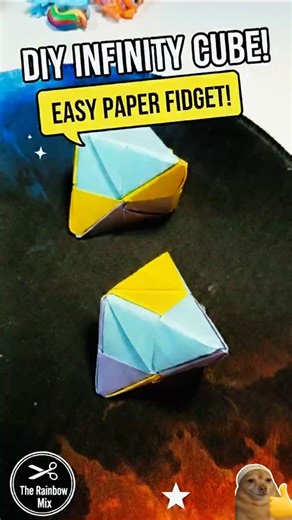 DIY Infinity Cube! So Satisfying! #diy #origami #craft