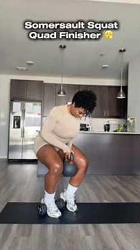 😮‍💨Quad FINISHER! Somersault Squats…. #squats