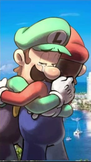 Mario Hugging Luigi In Florida