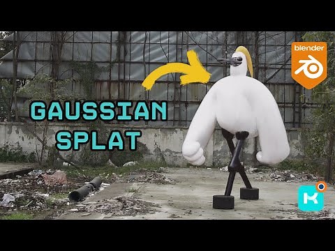 Gaussian Splatting + Video in Blender is INCREDIBLE!