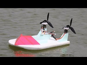 How to make an Electric Boat Using Drone Motor